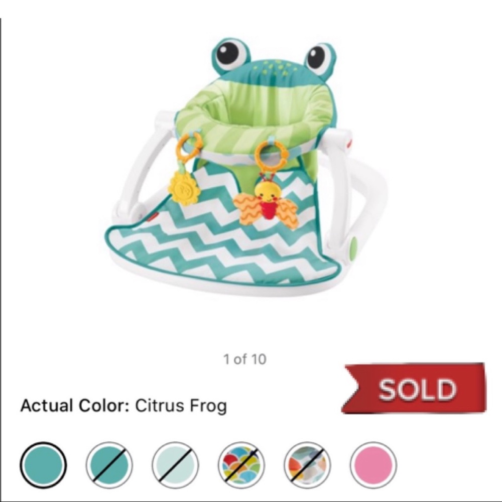 SOLD Fisher Price Sit Me Up seat